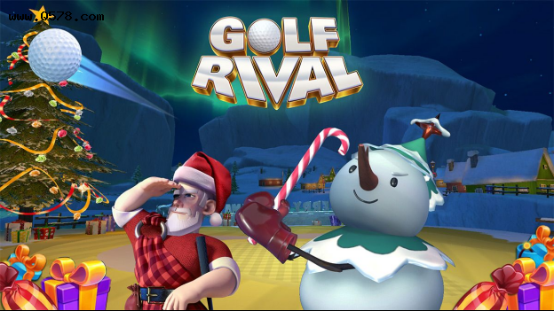 在StarLark的《Golf Rival》中，Zynga邀请玩家们在这个节假日前往北极打高尔夫